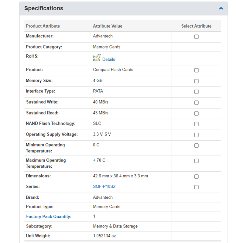 Karta pamięci przemysłowej advantech  cf 1g 2g 4g 8g o szerokim zakresie temperatur, sqflash, obrabiarka cnc, system trasowania, dysk rozruchowy, karta cf