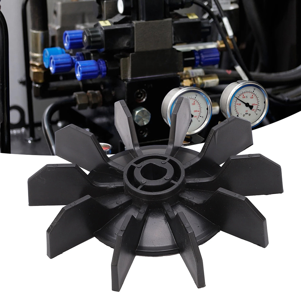 1 Stuks Luchtcompressor Fan Blade Vervanging Waterdicht Super Stille 0.5 \\\" Binnenboring 10 Waaier Direct Op lijn Motor 14mm As