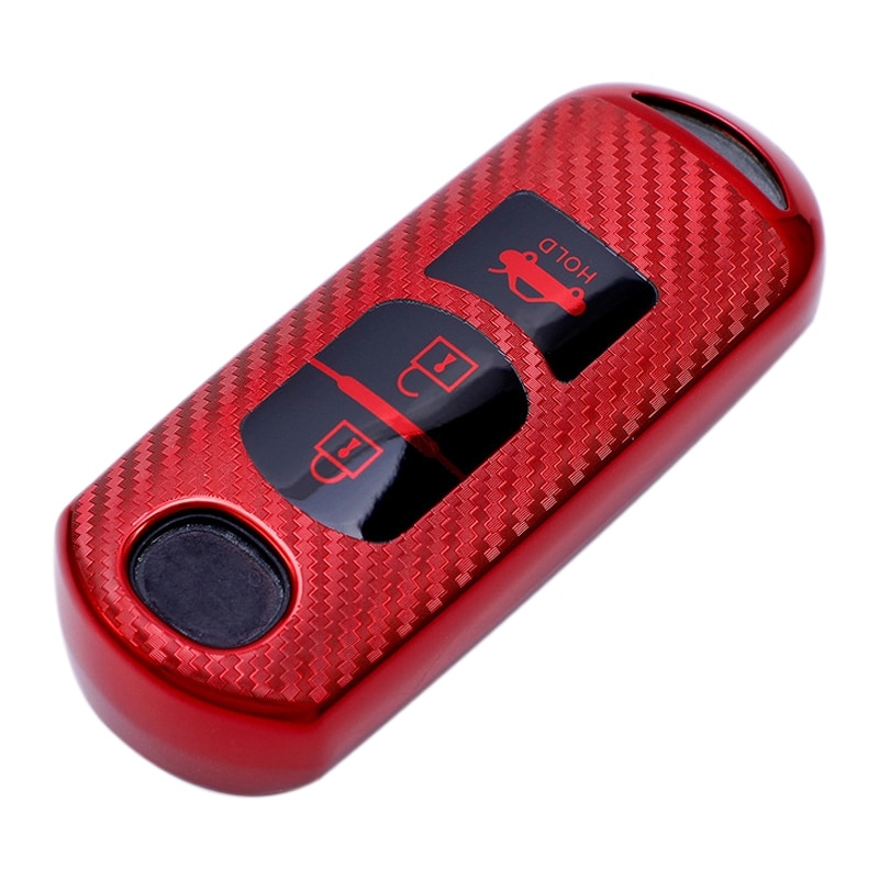 -Key Case Soft TPU Car Key Fob Cover Case Protect for Mazda 2 3 5 6 CX-3 CX-4 CX-5 CX-7 CX-9 Atenza Axela