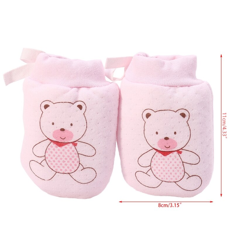 Bello Infantile Del Bambino Delle Ragazze Dei Ragazzi Anti Scratch Mittens Morbido Neonato Guanti Regali