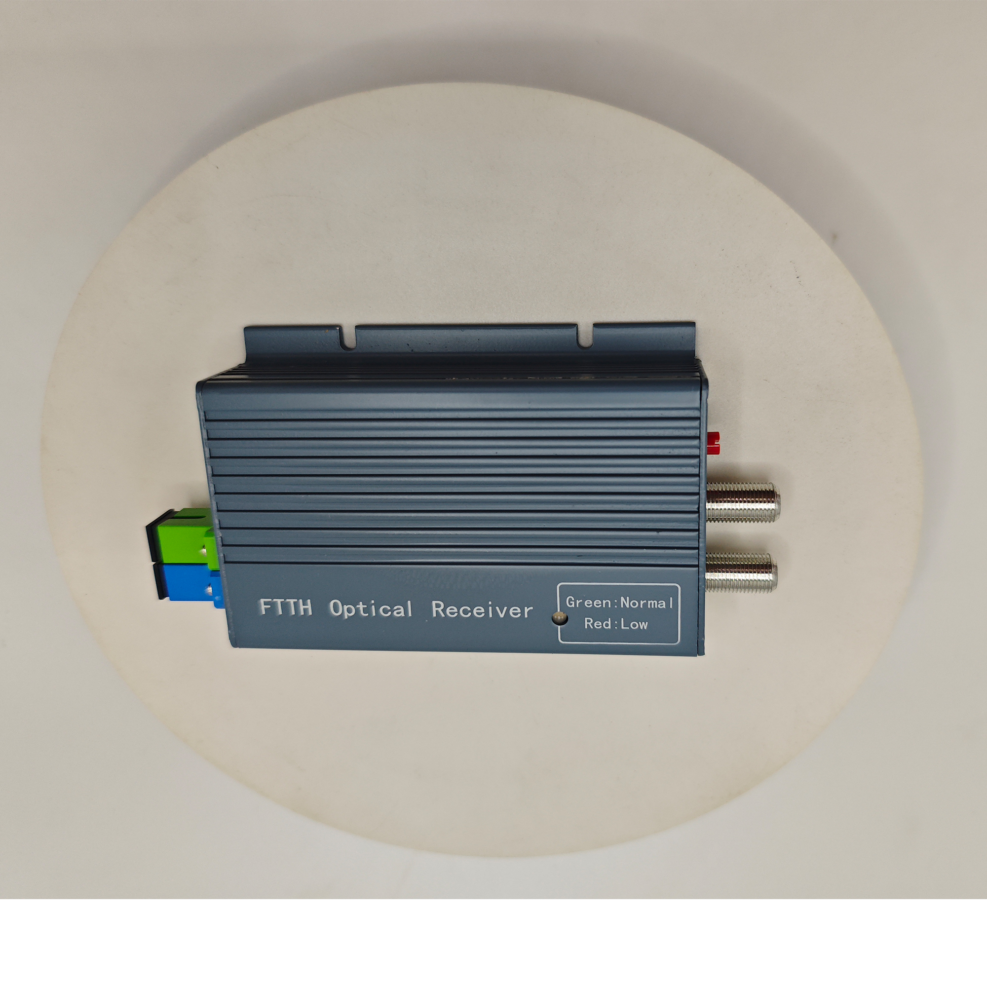 Ricevitore ottico ftth attivo ricevitore in fibra ottica wdm da fibra a rf, trasmissione rf catv+rete + uscita in fibra