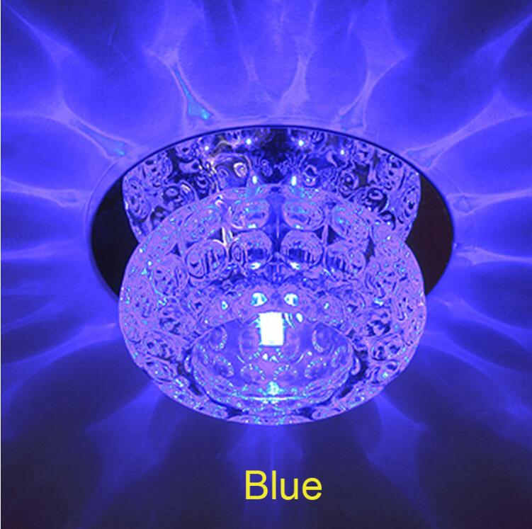 Crystal LED Ceiling Lights Aisle lights corridor Entrance hall lamp Living room lamp lighting LED Ceiling Lights: blue