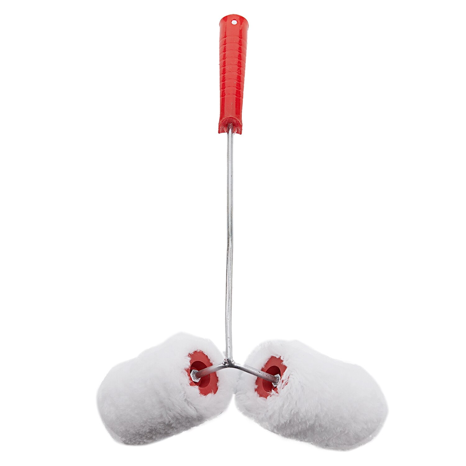 -Paint Brush Roller Double Paint Roller Painted Railing Corner Paint Tool Just Use The Handle To Use The Dual Paint Roller,