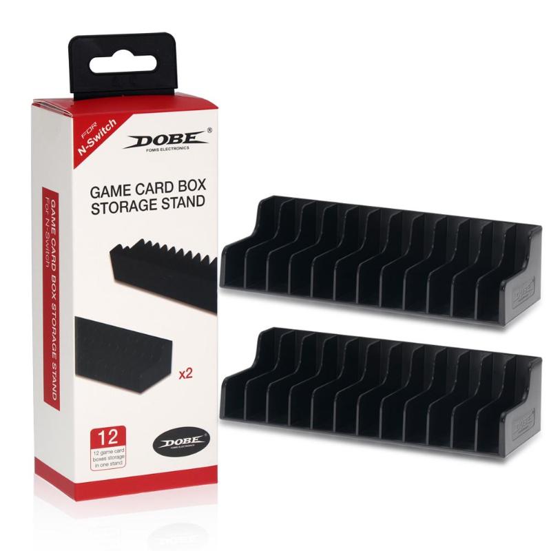 2 stuks gamekaartdoos opbergstandaard cd-schijfhouder ondersteuning voor nintendo switch kan 24 stuks cd-schijven bevatten