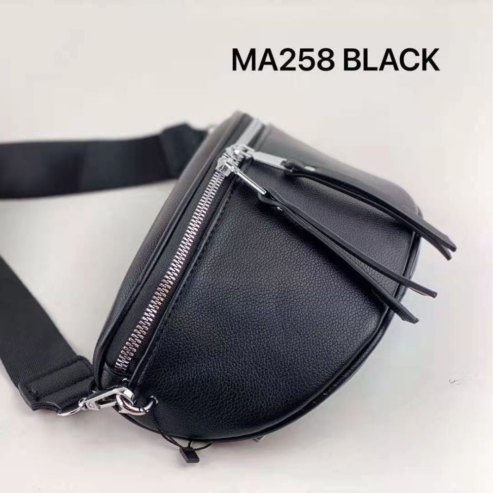 Bolso Mujer Estilo Riñonera, Riñoneras para Mujer: Negro