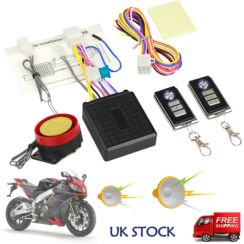 Afstandsbediening Anti-Diefstal Motor Bewaken Beveiliging Motor Start Lock Geluid Signaal Inbraakalarm Motorfiets Accessoires Sensor