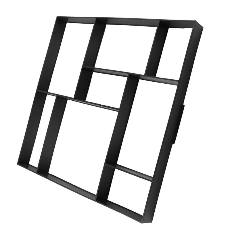 Plastic DIY Garden Path Maker Cement Brick Walkway Paving Mold Stone Road Mold Courtyard Road Concrete Pavement Tool