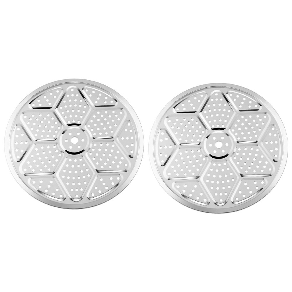 2Pcs Stainless Steel Canning Stand Pressure Cooker Canner Rack Kitchen Supplies: Silver