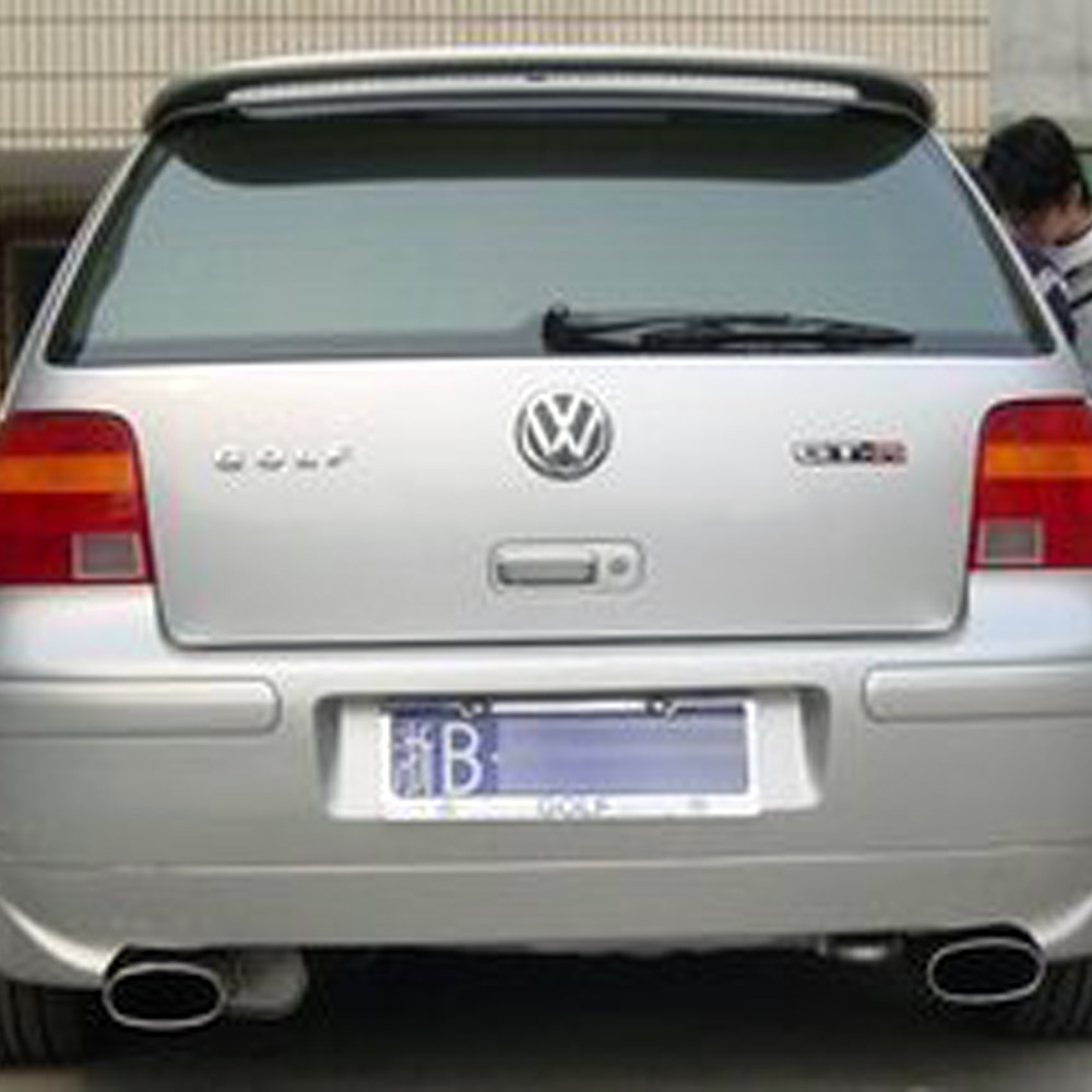 Golf 4 ABT Style FRP Primer Rear Roof Spoiler Wing for Volkswagen VW MK4 1997-2004