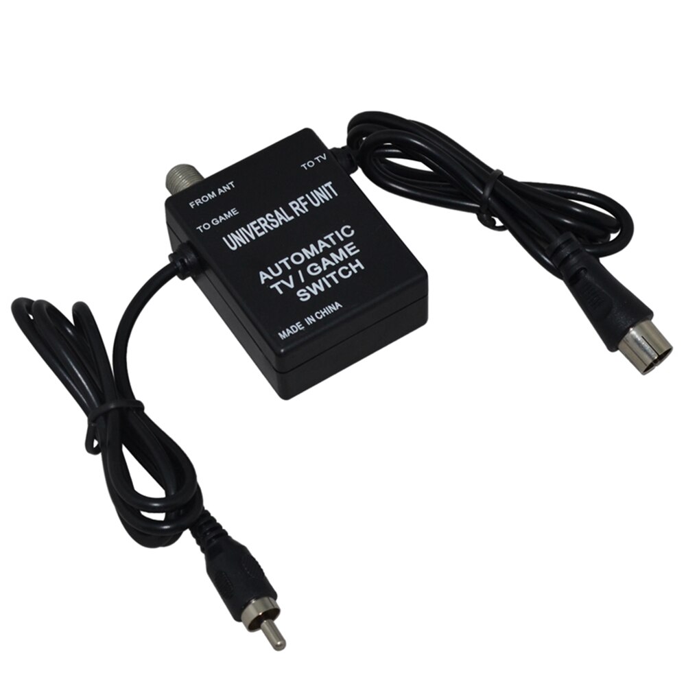 3 In 1 Universele Rf Unit Adapter Automatische Tv Game Switch Kabel Voor Nes Voor Snes Voor Sega Genesis