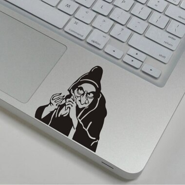 Humoristiska killar laptop klistermärken för macbook air pro retina ipad tablet pc dator klistermärken för xiaomi/asus/hp partiell dekal: Ws-svart  (24)