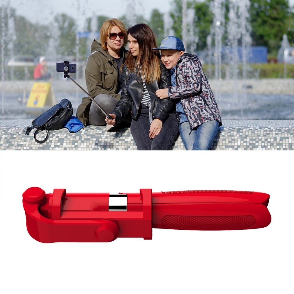 L01 tripod selfie stick mobile phone universal live triangle bracket one Bluetooth self-timer Integrated Wireless artifact