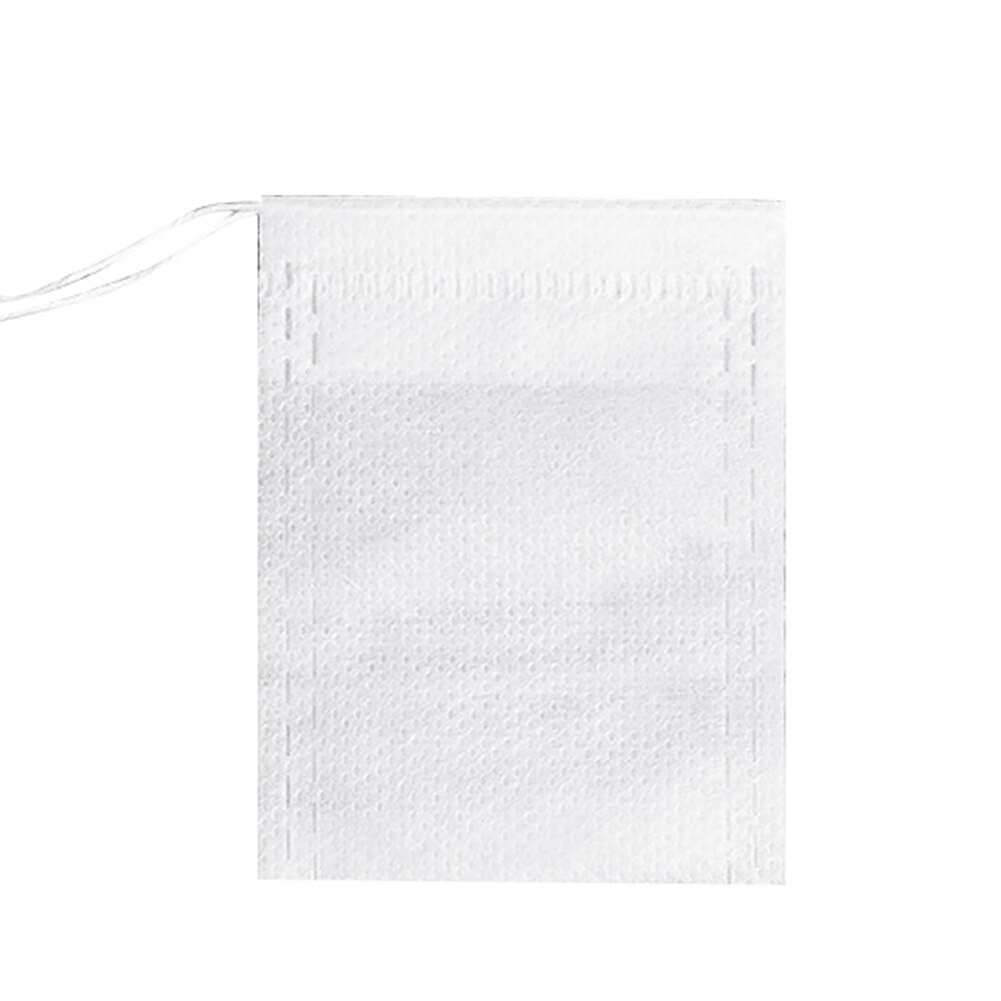 100 st engångs tepåse non-woven tyg tom doftande tepåsar värmeförsegling ört lös tefilter påse kökstillbehör