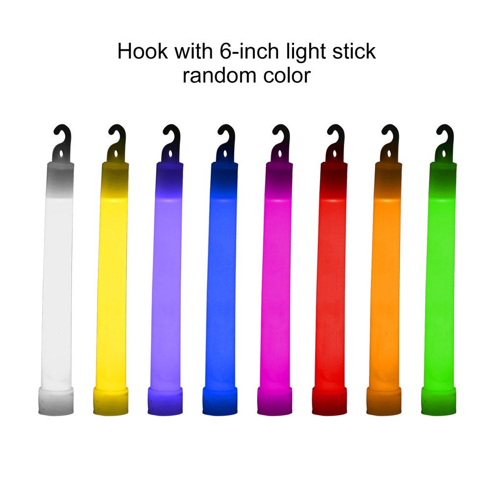 6 inch Glowing Stick Chemical Glow Stick Light Stick Outdoor Camping Emergency Lights for Party Christmas Decoration Newest