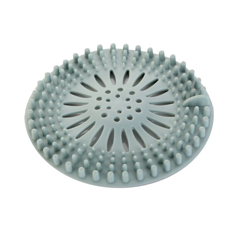 Siliconen Afvoerputje Cover Badkamer Haar Catcher Gootsteen Afvoer Filter Drain Stopper Ronde Riool Filter Universal: BL