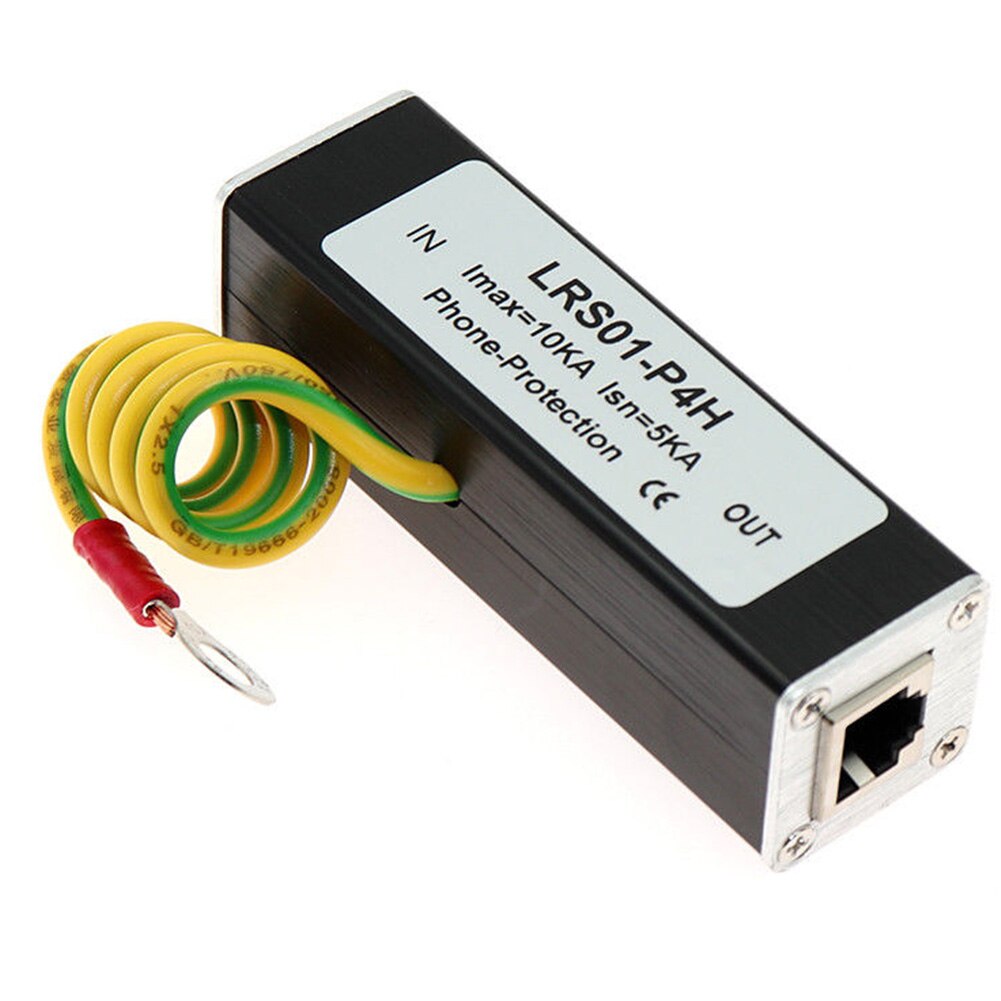 Rj11 eenvoudig te installeren duurzame multifunctionele overspanningsbeveiliging praktische veiligheids-donderbeveiliging huistelefoon fax om interferentie te voorkomen