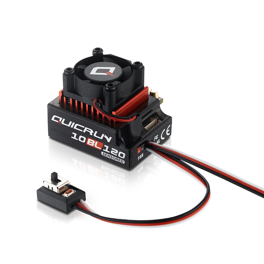 Hobbywing Quicrun 10BL120 Sensored 120A / 10BL60 Sensored Brushless Esc Speed Controller Voor 1/10 1/12 Rc Mini Auto