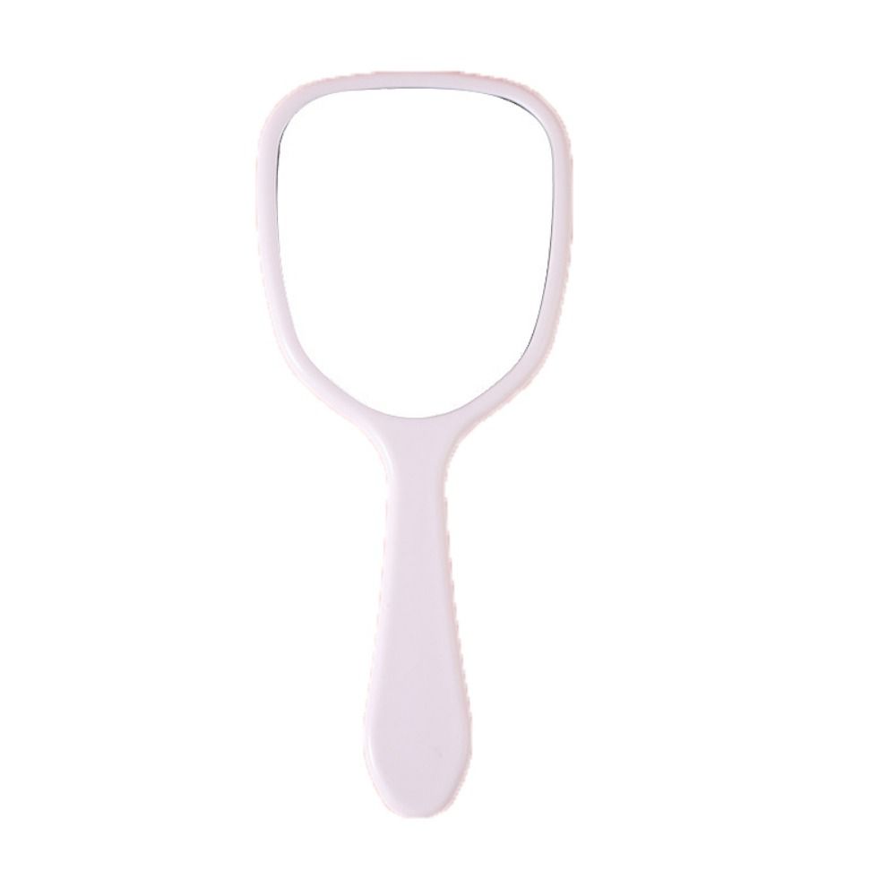 Exquisite Cute Handheld Mirror Small Easy to Carry Makeup Mirror Unique Beauty Mirror Woman: Brown