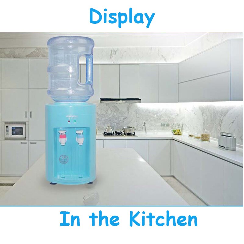 Mini 220v varm drikke maskine 2.5l elektrisk bærbar hvid desktop vand dispenser
