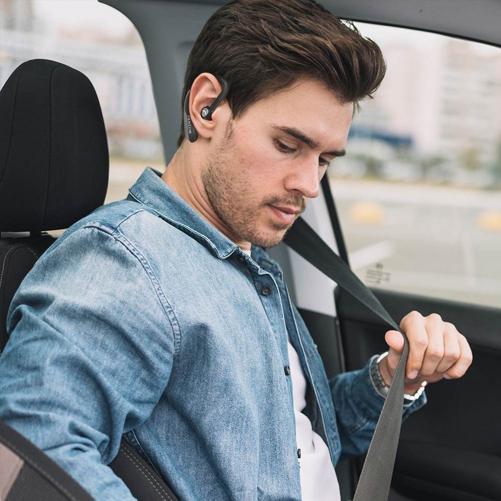 BlitzWolf – écouteurs sans fil bluetooth BW-BH2, oreillettes de sport, crochet d&#39;oreille, mains libres, conduite automobile