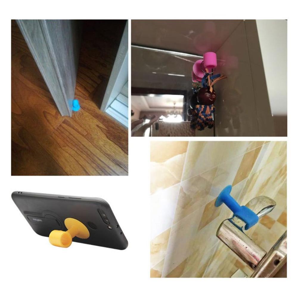 Siliconen stop deurkruk anti-botsings beschermwand rubber pad