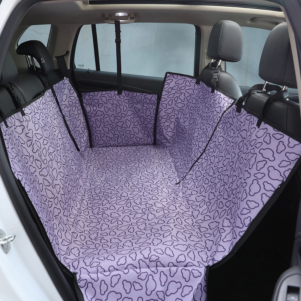 Pet Carriers Oxford Stof Poot Patroon Auto Pet Seat Cover Hond Auto Back Seat Carrier Waterdicht Huisdier Mat Hangmat Kussen protector
