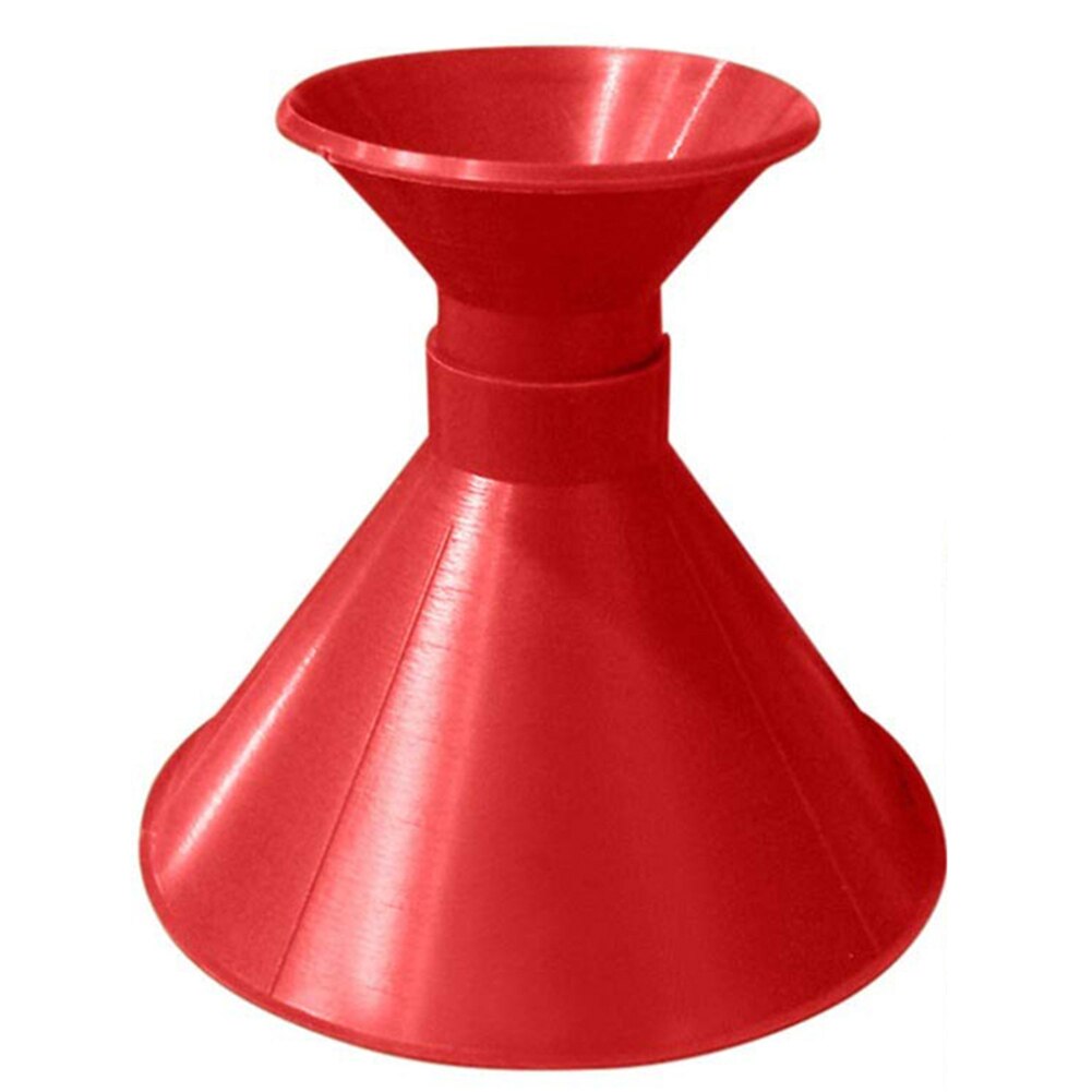 Kit de grattoir à glace | Gratte-glace pour pare-brise de voiture, entonnoir en forme de cône, outils pour la dépose de la neige: RED