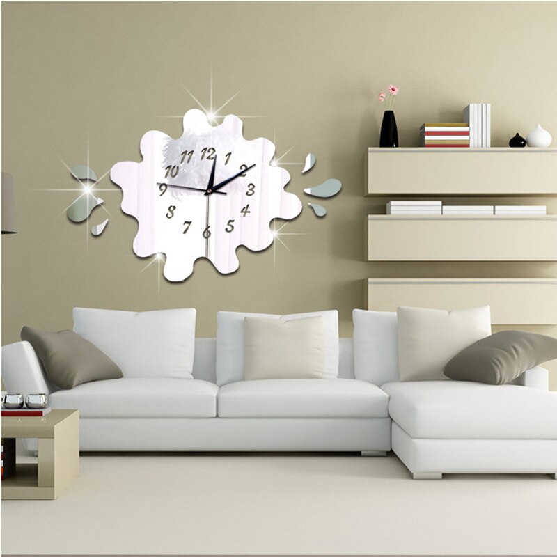 Wandklok Kleurplaat Abstracte Klok Zwart Wit Decoratieve Doodles Golven
