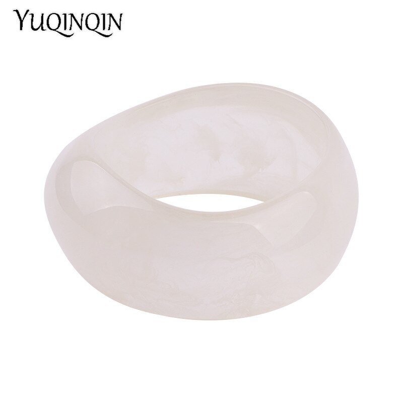 Classic Acryl Manchet Armbanden Bangles Voor Vrouwen Breed Geometrische Hars Armbanden Vrouwelijke Eenvoudige Charme Party Sieraden