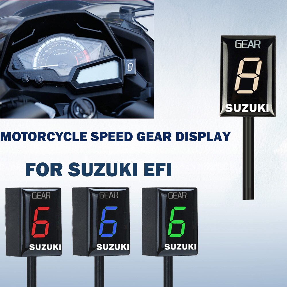 Gear Indicator Motorcycle Lcd 1-6 Niveau Gear Indicator Digitale Gear Meter Voor DL650 Boulevard Intruder VL800 VL1500 2003