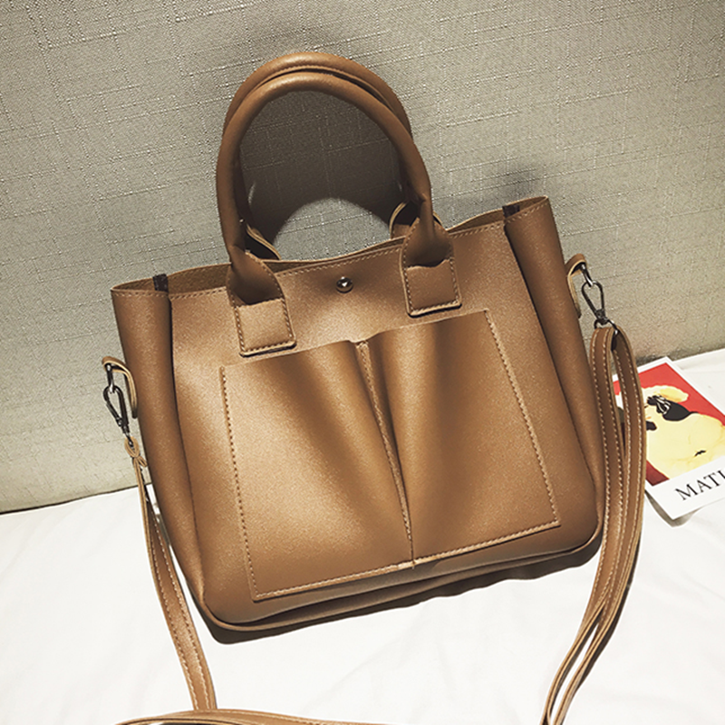 Pu leren laptoptas, eenvoudige handtassen, bekende merken, dames schoudertas, casual grote tas, vintage dames crossbody tassen
