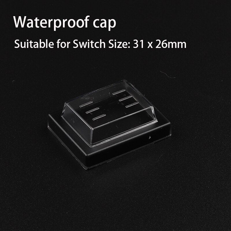 1PCS 4 Pin Rocker Switch ON-OFF Electrical equipment With Light Power Switch 16A 250VAC/ 20A 125VAC KCD4: Waterproof cap