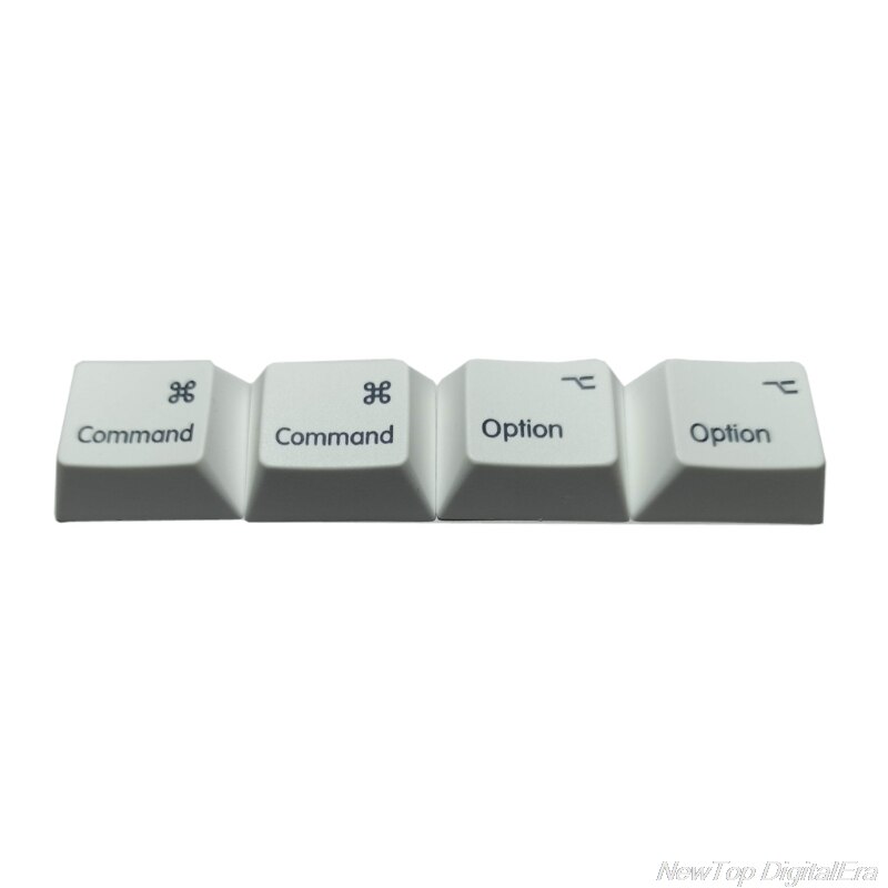 4Pcs Common Option PBT Dye Subbed Mac Keycaps R1 For Mechanical keyboard Keycaps 1.25U 1.25X Key Cap M11 21