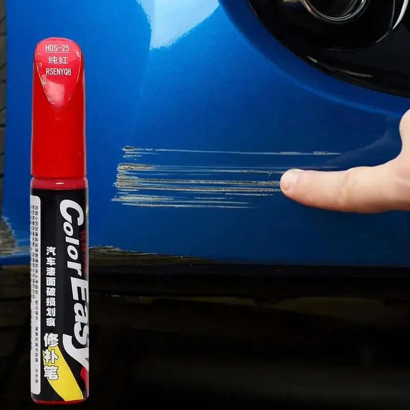 Car Paint Scratches Repair Pen Brush Waterproof Paint Marker Pen Car Tyre Tread Care Automotive Maintain Black White Red Silver