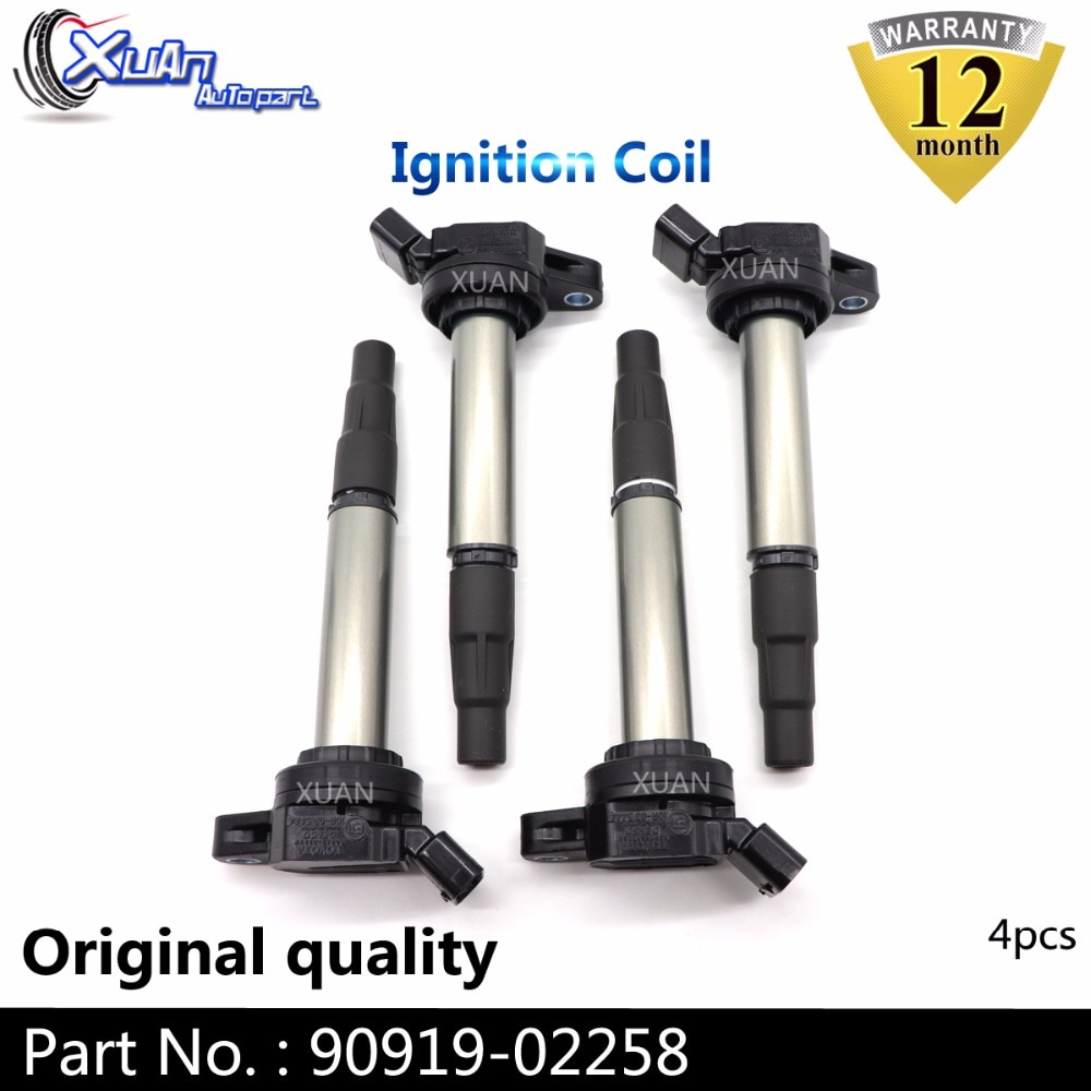 XUAN cewka zapłonowa 90919-02258 dla Toyota C-HR Corolla Prius V matryca RAV4 Auris Avensis dla Lexus CT200h Scion Jestem xD 1.6 1.8L