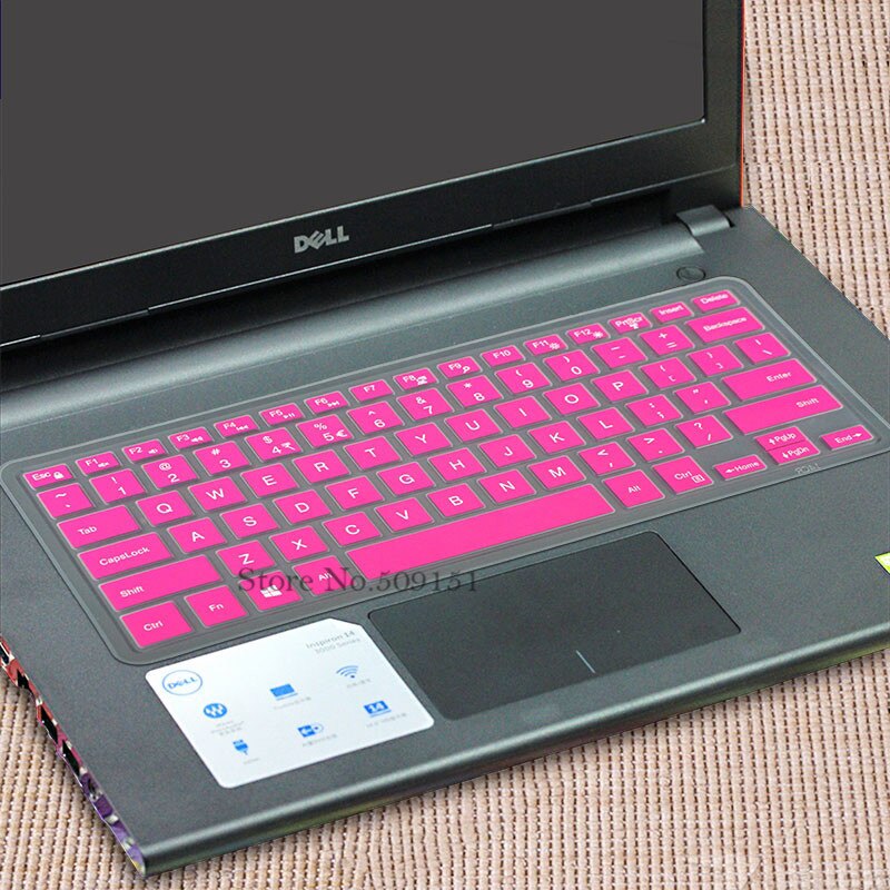 15 inch Silicone Laptop keyboard Cover Skin Protector For DELL Precision M5510 M5520 M5530 5510 5520 5525 5530 Notebook: Rose
