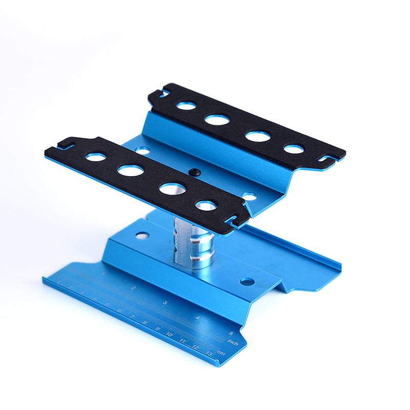 Herramienta de coche RC, soporte de trabajo de elevación, plataforma de montaje, estación de reparación giratoria de 360 grados para coche trepador de Buggy 1/10 1/8
