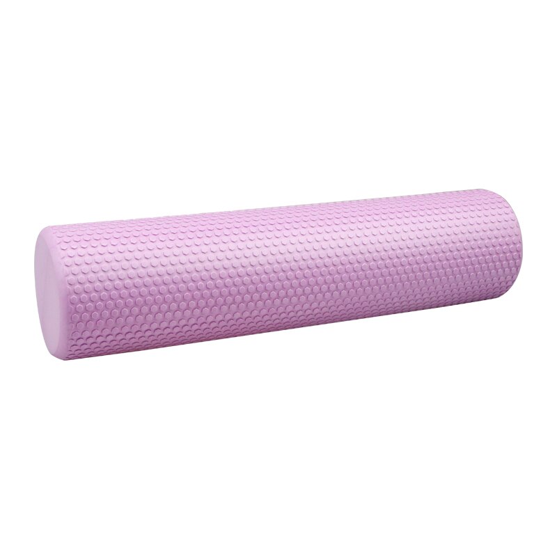 30/45/60CM Yoga Foam Roller High-density EVA Muscle Roller Self Massage Tool for Gym Pilates Yoga Fitness Gym Equipment: Purple 60CM