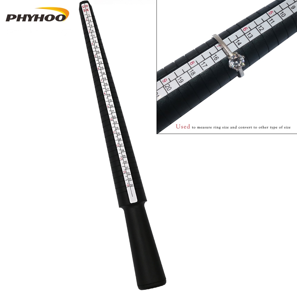 Ringgrößenmesser aus kunststoff, ,4- stufiger messstab, eu/us/japan/hk-größenmesser, schmuckwerkzeug, ringmesser