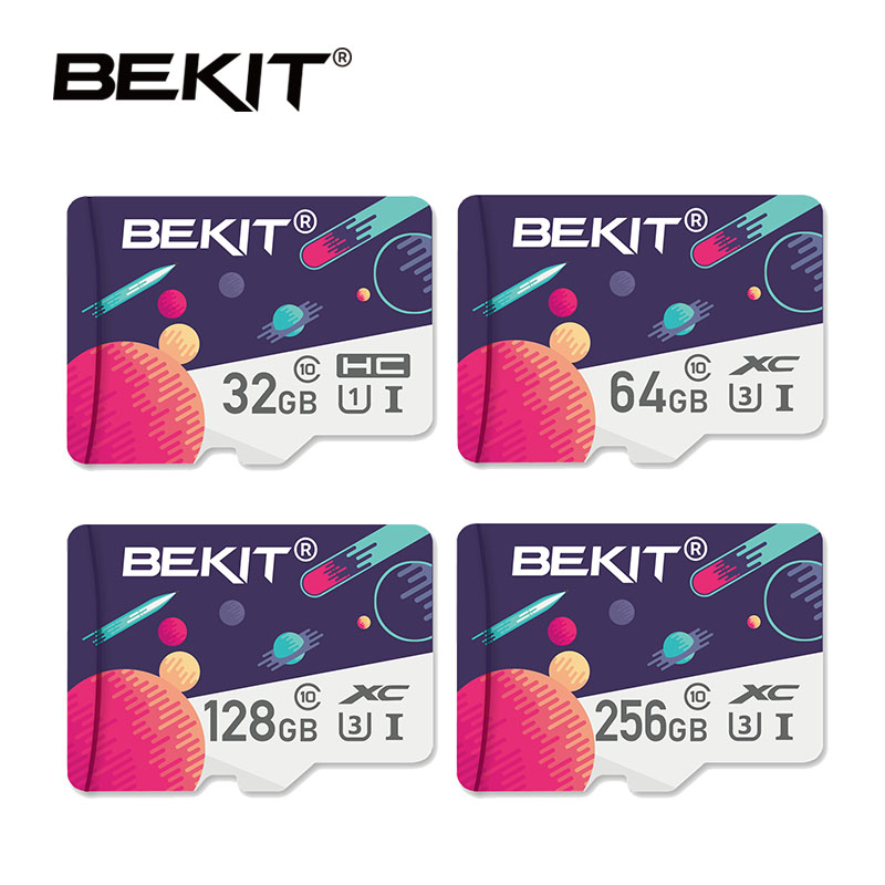 Bekit micro sd card 32gb 64gb 128gB 256gb 16gb 8gb memory card microsd card SDXC SDHC class 10 Flash drive for smartphone camera