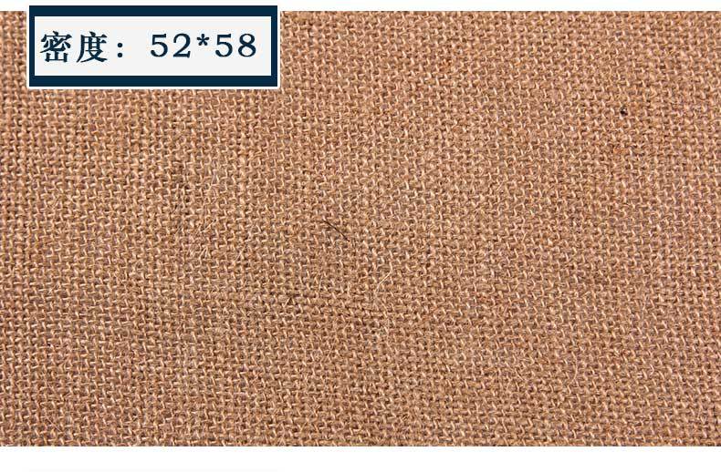 yellow linen natural hemp cloth of various specifications of density spot -007: 52x58