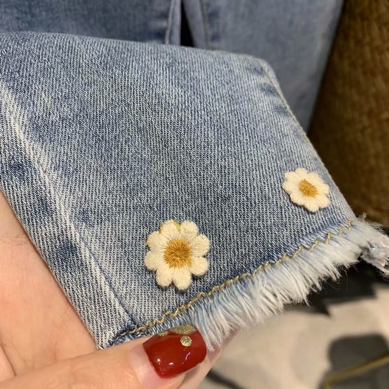 Meisjes Jeans Voor Kinderen Lente Herfst Broek Kinderen Jeans Kids Denim Broek Casual Ripped Baby Jean Baby Kleding