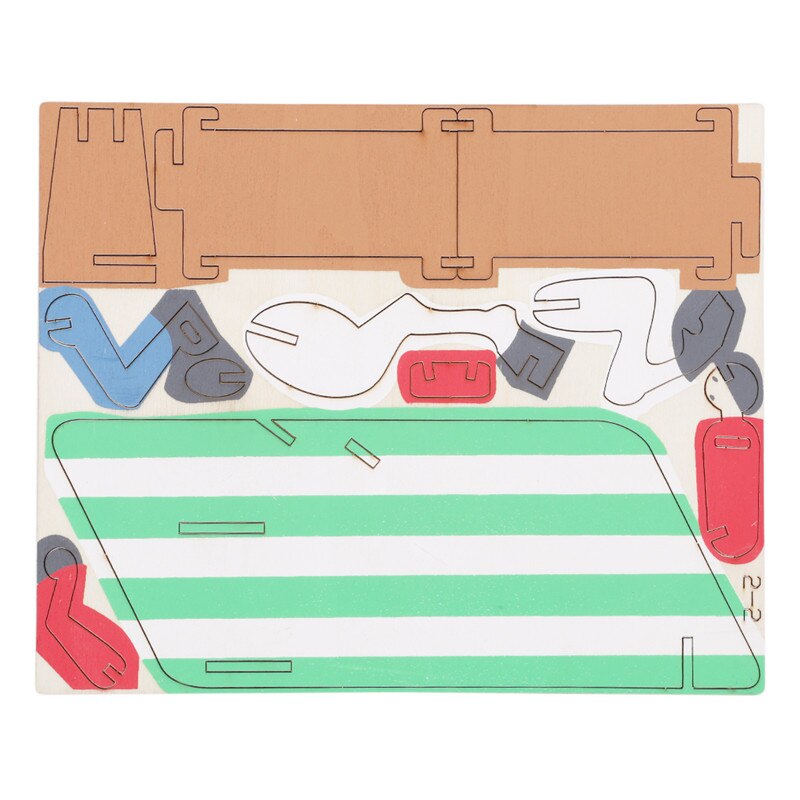 Houten Blokken Kinderen Vroege Educatief Speelgoed Diy Borstel Pot Handmatige Assemblage Model Bouw Speelgoed 3 Keuzes