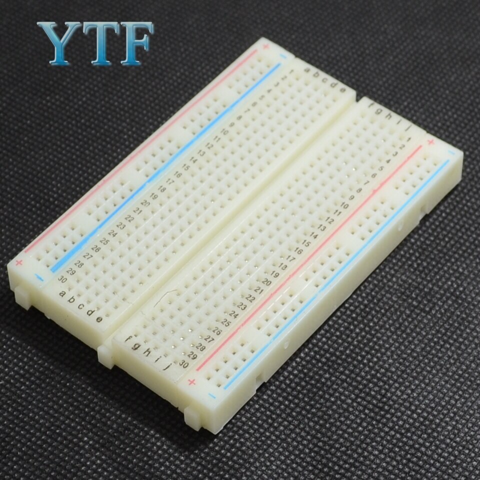 Mini Universal Solderless Breadboard 400 Contacts ... – Grandado