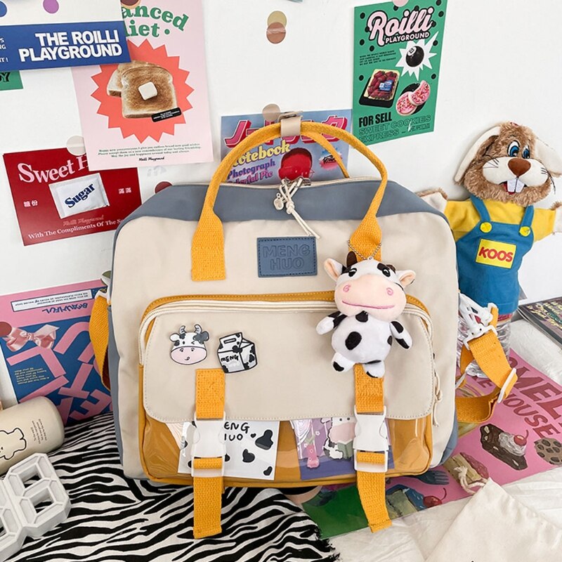 Multifunktionaler damenrucksack, tragbarer reiserucksack, kleiner schulrucksack für mädchen und teenager