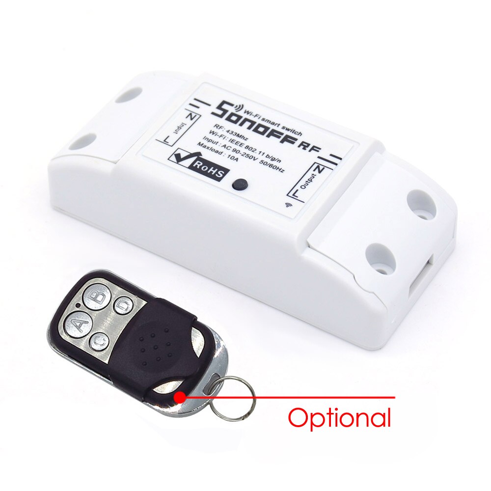 Sonoff Rf Wifi Schakelaar 433 Mhz Rf App Controle Smart Home Automation Werken Met Alexa Google Thuis