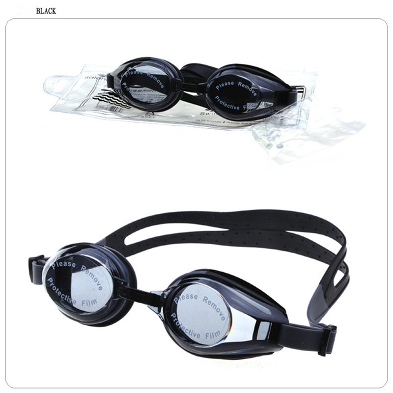 1Pcs Mannen Vrouwen Zwemmen Glazen Anti Fog Uv-bescherming Swim Brillen Professionele Galvaniseren Verstelbare Waterdicht Zwembril