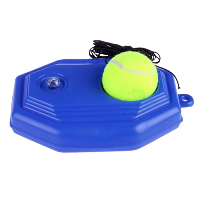 Tennis Ball Trainer Self-study Baseboard Player Training Aids Practice Tool Supply With Elastic Rope Base