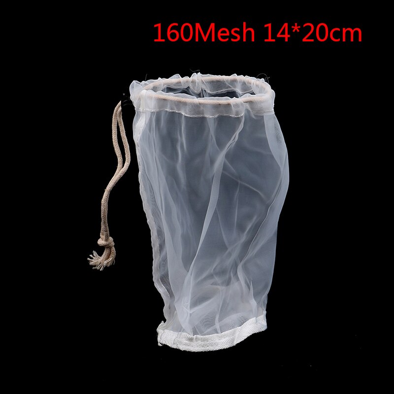 75/96/120 Micron Fine Mesh Nylon Bag Cold Brew Coffee Filter Reusable Fruit Juice Vegetable Juice: 160Mesh M