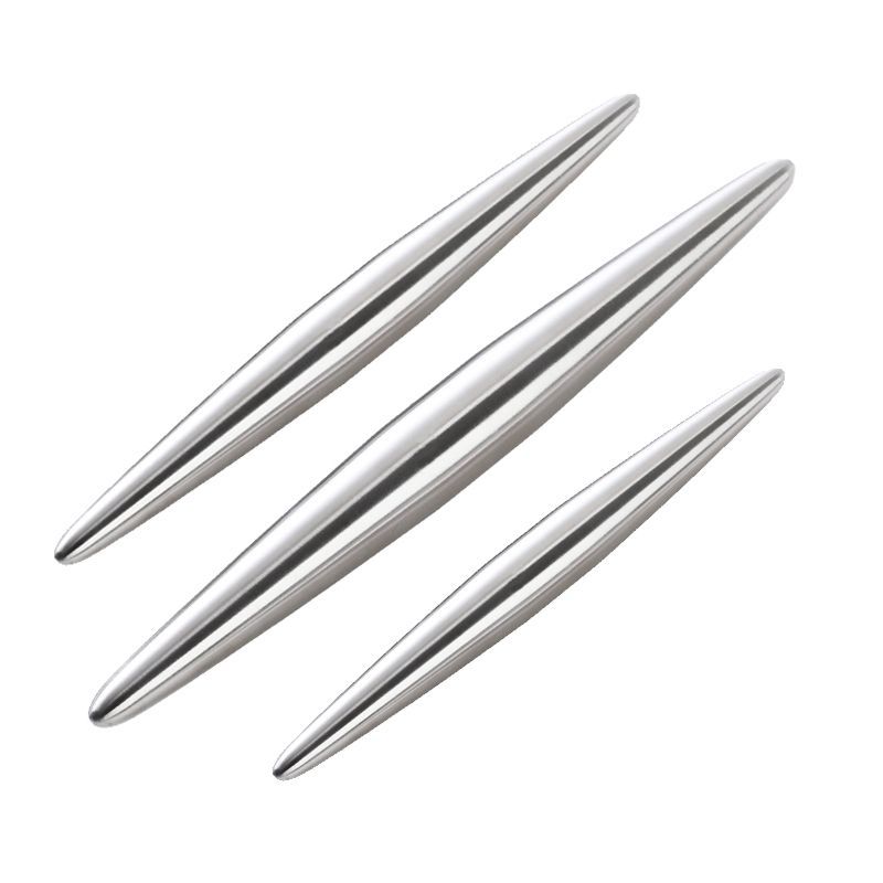 Rodillo de acero inoxidable, utensilios de cocina, rodillo de masa para hornear Pizza, fideos, galletas, albóndigas, herramienta antiadherente para hornear, 1 ud.